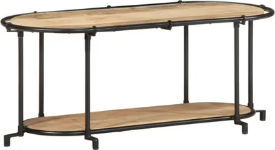 Zdjęcie produktu dla vidaXL Półka pod TV 100x42x40 cm Surowe drewno mango