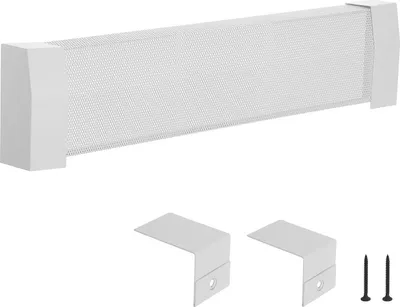 Obrázek produktu pro Kryt radiátoru a topení - Přední kryt - 917 x 81 x 193 mm - Robustní ocel - Náhradní kryt - Pro radiátory a elektrická topná tělesa - Pro ložnice - Bílá barva
