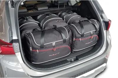 Obrázek produktu pro J&J Automotive | Sada 5ks cestovních tašek AERO pro HYUNDAI SANTA FE SUV 2018+