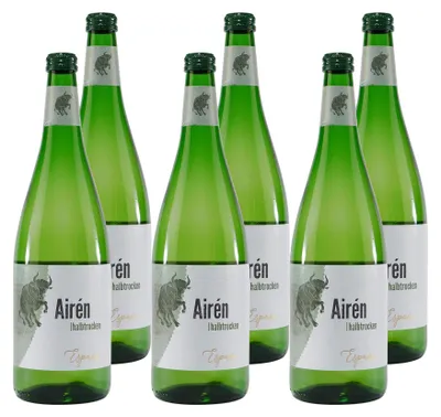 Produktbild von Airén Weißwein -halbtrocken- (6 x 1,0L)