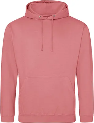 Produktbild von Just Hoods JH001 | College Hoodie / Kaputzenpulli in vielen Farben - Farbe: Dusty Rose - Größe: S