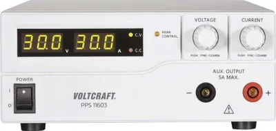 Produktbild von VOLTCRAFT PPS-11603 Labornetzgerät, einstellbar 1 - 60 V/DC 0 - 2.5 A 160 W USB, Remote programmierbar Anzahl Ausgänge