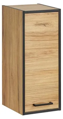 Image de Meuble haut de cuisine "Carballo" - Naturel/Noir - L 30 x H 72 cm