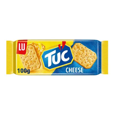Produktbild von TUC 7622300571351, Salzcracker, Käse, 100 g, 25 g, Rechteck, 465 kcal