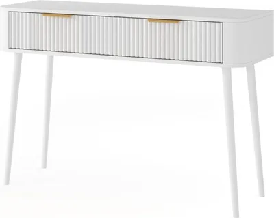 Produktbild von YOURHOUSE24 Schminktisch Konsole Chavelle 120 cm weiß