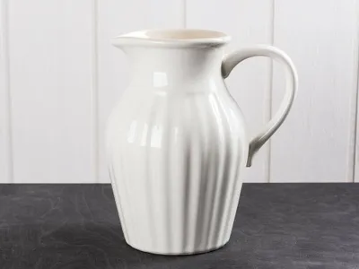 Produktbild von IB Laursen MYNTE Kanne 1,7 Liter Creme Weiß Keramik Geschirr BUTTER CREAM Krug