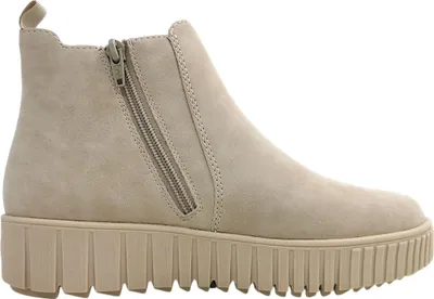 Imagen del producto de Zapatos de mujer Rieker, botines de caña alta, color beige, para uso casual