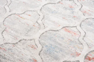 Obrázok produktu pre Tapiso koberec VALLEY Moderný krátky vlas červený béžový modrý obývacia izba 300 x 400 cm