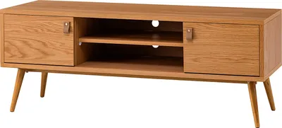 Produktbild von home24 Tv-Lowboard - Echtholzfurnier Eiche - 120 cm