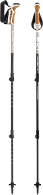 Produktbild von Leki Khumbu Lite Compact Wanderstöcke (1 Paar ) pale clay light-black-white 125