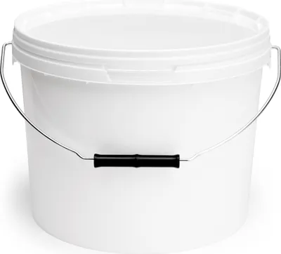 Produktbild von Garronda Eimer mit Deckel, 10 Liter, 1 Stück, für die Lagerung von Lebensmittel- und Chemischen Produkten Weiß GD-0071