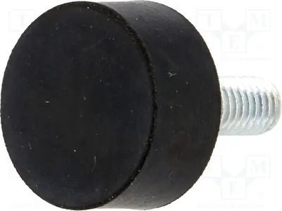 Produktbild von 1x Mit vibrationsgeschütztem Stbein 504N DVA.4-20-10-M6-18-70 Beine Ø: 20mm H: 10mm