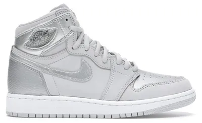 Image de Nike Air Jordan 1 Retro High CO Japan GS – Gris neutre / Argent métallisé | 575441-029 Taille 37,5
