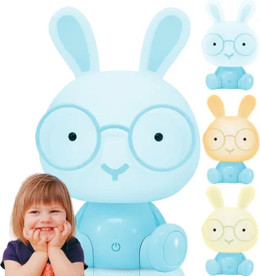 Produktbild von LED Nachtlicht dimmbar, Nachtlampe, Schlaflicht, Schlafhilfe, Touch Licht, USB-Aufladbar, Warmweiß, für Kinderzimmer, Schlafzimmer, Treppe Retoo