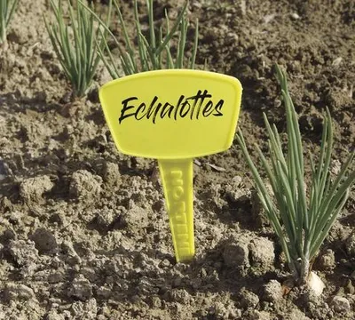 Image de 5 étiquettes à planter Label 35 - Jaune - 35cm