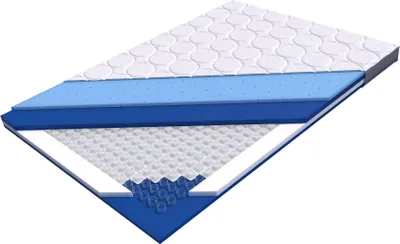 Produktbild von eazzzy Genius Royal Hybrid Matratzentopper, 200x200x11 cm, Gel-Memory-Schaum Federkern, Temperaturregulierend, Wendbar (hart & weich), Druckentlastend, reduziert Rückenschmerzen & Hitzestau, Antibakteriell mit Silberfasern, für alle Schlaftypen.
