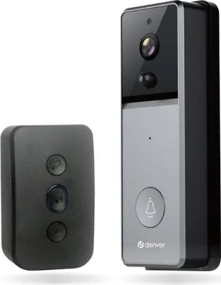 Produktbild von Denver VDB-216, Schwarz, Grau, IP4X, 166°, MicroSD (TransFlash), 2 MP, 1920 x 1080 Pixel
