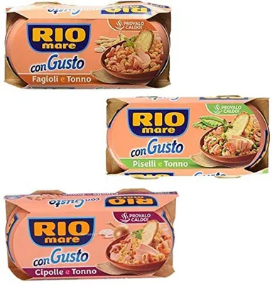 Produktbild von TESTPAKET 18 Rio Mare con gusto fertiggerichte Thunfisch Instant food (18 x 160g )