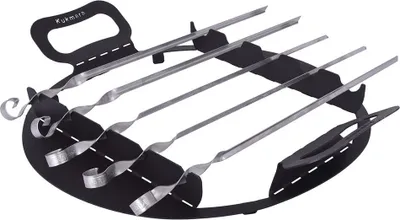 Produktbild von Spießaufsatz für einen 12 L Utschak / Feuerofen D 40 cm (mit Grillspieße 5 Stk.)