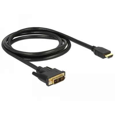 Produktbild von Kabel DVI 18+1 Stecker > HDMI-A Stecker 1,5 m Delock