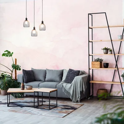 Produktbild von Muralo XXL Selbstklebende FOTOTAPETE Rosa OMBRE gemaltes Aquarell (B) 254 cm x (H) 184 cm Tapete Wandtapete WOHNZIMMER SCHLAFZIMMER 4685