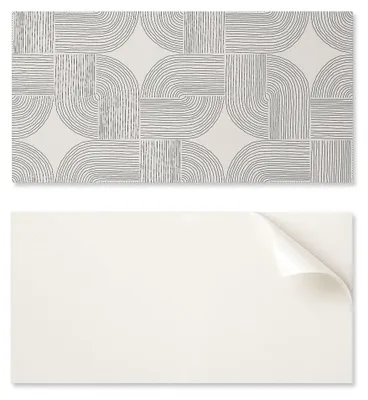 Obrázok produktu pre Estetická vinylová obkladová doska na stenu s potlačou, rozmer 120x60 cm, s geometrickým vzorom
