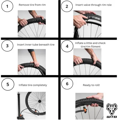 Produktbild von Fahrradschlauch WTB 27.5" x 2.8"-3.0" 33 mm Ventil Presta leicht