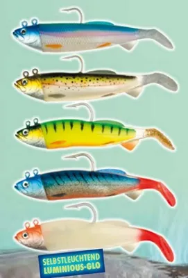 Produktbild von Behr Gummifisch Deep Sea Racer für Norwegen & Island, Länge:26cm, Farbe:Firetiger