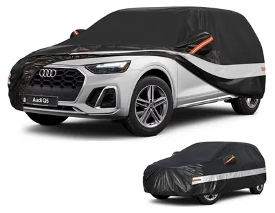 Image de Housse de protection pour SUV, 10 couches, imperméable, pour Audi Q5 (2008-2025), couleur noire