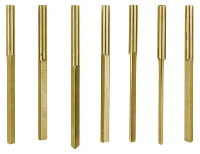 7er-Set Wolframstahl-Graveurspatel für Schmuckgravur