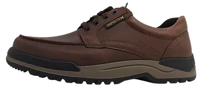 Image de Mephisto Charles Grizzly : chaussures pour hommes, lacets, couleur marron, style décontracté