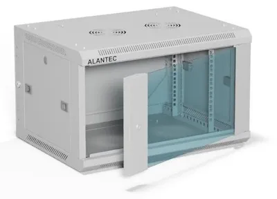 Productafbeelding van A-LAN ALANTEC serverkast, 19 inch, 6U, 600x450 mm, grijs, platpakket
