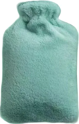 Produktbild von EWANTO Wärmflasche Bettflasche 1000 ml mit Bezug für Kinder und Erwachsene Kühltasche Grün WBGr-01