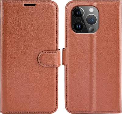 Produktbild von iPhone 15 Pro Max Hülle - Coverup Klapphülle - Braun