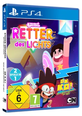 Produktbild von Outright Games Steven Universe : Sauve la Lumière & OK K.O.! De Zéro à Héros COMBO PACK, PlayStation 4, E10+ (Jeder über 10 Jahre), Physische Medien