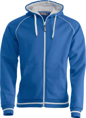 Produktbild von Sweatjacke Gerry mit Kapuze, Full-Zip, angerauter Innenseite und Piqué Optik