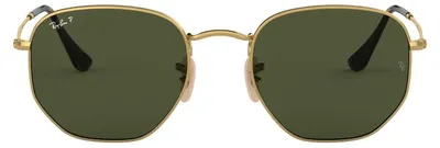 Produktbild von Hexagon Sonnenbrille mit goldenem Rahmen