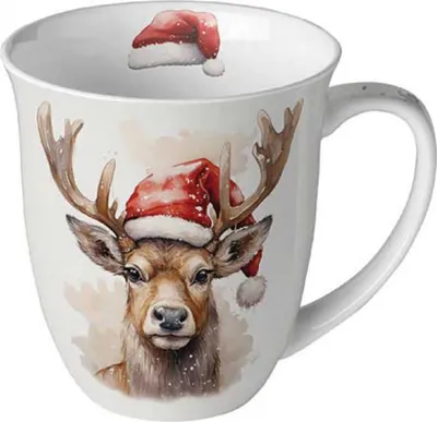 Immagine prodotto di Tazza cervo con cappello