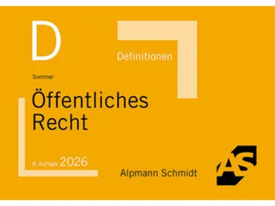 Obrázek produktu pro Definitionen Öffentliches Recht