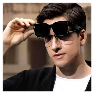 Produktbild von Sonnenbrille für Brillenträger, Überzieh Sonnenbrille UV400 Polarisierte für Fahren