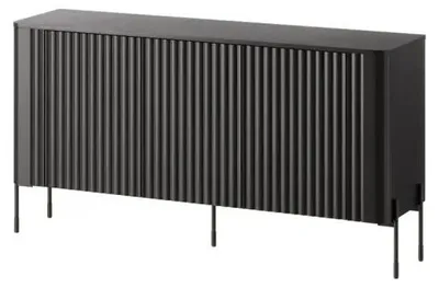 Image de Table basse Cama VERA 150x40x80 noir mat