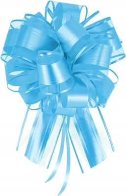 Produktbild von Schleife für Geschenke, BLAU, Geburtstag, Taufe, 20cm
