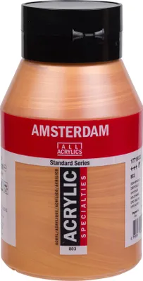 Immagine prodotto di Bottiglia di vernice acrilica Amsterdam Serie Standard 1000 ml colore oro 803