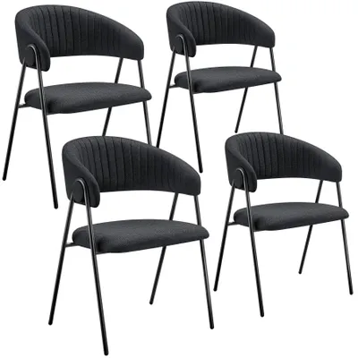 Produktbild von tectake® Armlehnstuhl Bedano Webstoff, gepolstert 60 x 58 x 85 cm