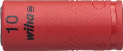 Image de Douille hexagonale 1/4" 10 mm VDE Wiha | 4010995430955
