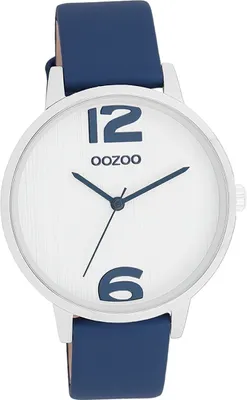 Produktbild von Oozoo Leder Damen Uhr Analog Quarzuhr Armband blau Timepieces D2UOC11238