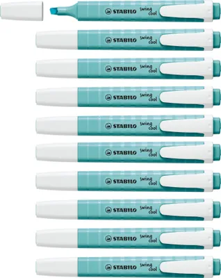 Image de STABILO swing cool Pastel Marker 1 pièce(s) burin Turquoise