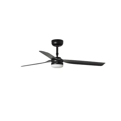 Produktbild von Energiespar Deckenventilator mit LED Beleuchtung und Fernbedienung Punt Schwarz