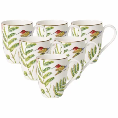 Produktbild von Villeroy & Boch Amazonia Henkelbecher 300 ml 6er Set