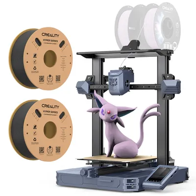 Obrázek produktu pro Creality CR-10 SE 3D tiskárna rychlost tisku 600 mm/s se zrychlením 8000 mm/s2 CR Touch Auto Leveling---Ender3 S1 Pro aktualizovaná verze+ 2* 1KG Black Hyper PLA Filament